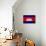 Cambodia Flag Design with Wood Patterning - Flags of the World Series-Philippe Hugonnard-Mounted Art Print displayed on a wall