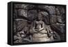 Cambodia, Temple of Preah Palilay, Relief Depicting Buddha-null-Framed Stretched Canvas