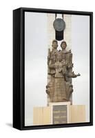 Cambodia Vietnam Friendship Monument, Phnom Penh, Cambodia-null-Framed Stretched Canvas