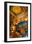 Cambodia. Wat Phnom is the cities highest point in Phnom Penh. Statues inside the temple.-Micah Wright-Framed Photographic Print