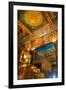 Cambodia. Wat Phnom is the cities highest point in Phnom Penh. Statues inside the temple.-Micah Wright-Framed Photographic Print