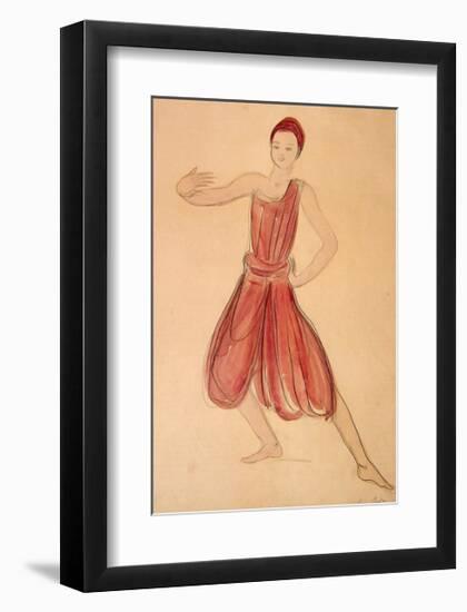 Cambodian Dancer-Auguste Rodin-Framed Art Print