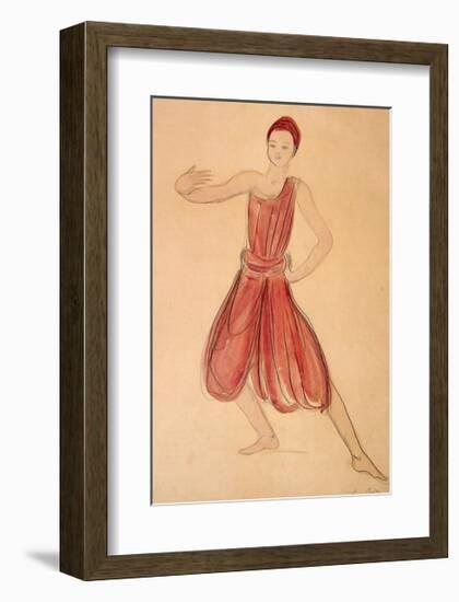 Cambodian Dancer-Auguste Rodin-Framed Art Print