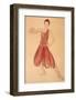 Cambodian Dancer-Auguste Rodin-Framed Art Print