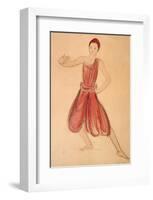 Cambodian Dancer-Auguste Rodin-Framed Art Print