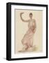 Cambodian Dancer-Auguste Rodin-Framed Art Print