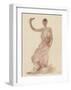 Cambodian Dancer-Auguste Rodin-Framed Art Print