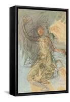 Cambodian Dancer-Auguste Rodin-Framed Stretched Canvas