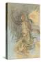 Cambodian Dancer-Auguste Rodin-Stretched Canvas