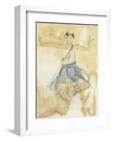 Cambodian Dancers-Auguste Rodin-Framed Art Print