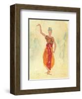 Cambodian Dancers-Auguste Rodin-Framed Art Print