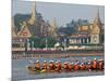 Cambodian Racers Row Their Wooden Boat-Heng Sinith-Mounted Photographic Print