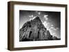 Cambodian Temple Ruins - Black & White-Ben Heys-Framed Photographic Print