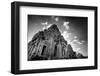 Cambodian Temple Ruins - Black & White-Ben Heys-Framed Photographic Print