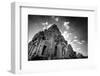 Cambodian Temple Ruins - Black & White-Ben Heys-Framed Photographic Print