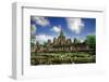 Cambodian Temple Ruins under Blue Sky Background-Ben Heys-Framed Photographic Print