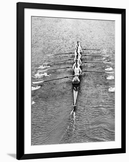 Cambridge Boat Crew 1930-null-Framed Photographic Print