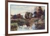 Cambridge, Botanic Gdns-William Matthison-Framed Art Print