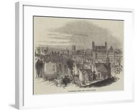 Cambridge, from the Castle Hill-null-Framed Giclee Print