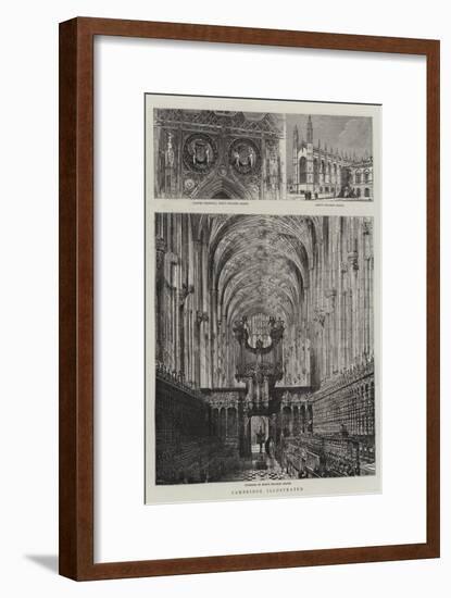 Cambridge Illustrated-Henry William Brewer-Framed Giclee Print
