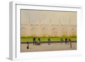 Cambridge Lunch (Oil on Paper)-Chris Ross Williamson-Framed Giclee Print