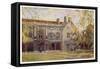 Cambridge: Magdalene College the Pepys Library-null-Framed Stretched Canvas