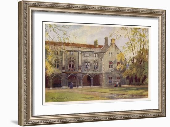 Cambridge: Magdalene College the Pepys Library-null-Framed Art Print