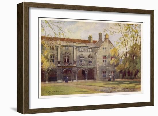 Cambridge: Magdalene College the Pepys Library-null-Framed Art Print