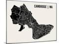 Cambridge Map Art Print-null-Mounted Art Print