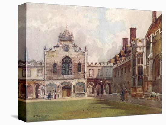 Cambridge: Peterhouse College First Court-null-Stretched Canvas