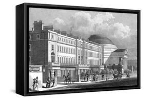 Cambridge Terrace-Thomas H Shepherd-Framed Stretched Canvas