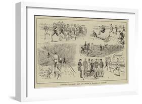 Cambridge University Hare and Hounds V Blackheath Harriers-null-Framed Giclee Print