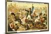 Cambronne at the Battle of Waterloo, 18 June, 1815-null-Mounted Giclee Print