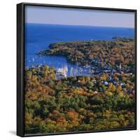 Camden Harbour, Camden Hills State Park, Maine, New England, USA-Roy Rainford-Framed Photographic Print