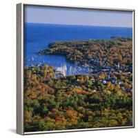 Camden Harbour, Camden Hills State Park, Maine, New England, USA-Roy Rainford-Framed Photographic Print