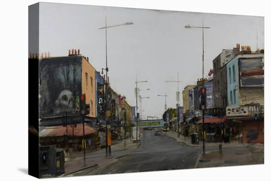 Camden High Street, September-Tom Hughes-Stretched Canvas