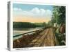 Camden, Maine, View of Turnpike Drive-Lantern Press-Stretched Canvas