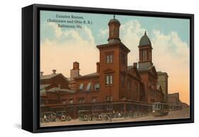 Camden Station, Baltimore, Maryland-null-Framed Stretched Canvas