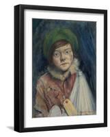 Camden Town Kid, or Cockney Stoic, 1940-Christopher Richard Wynne Nevinson-Framed Giclee Print