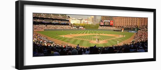 Camden Yards Baseball Game Baltimore Maryland, USA-null-Framed Photographic Print