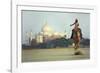 Camel And Taj Mahal-Charles Bowman-Framed Photographic Print