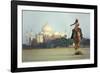 Camel And Taj Mahal-Charles Bowman-Framed Photographic Print