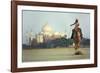 Camel And Taj Mahal-Charles Bowman-Framed Photographic Print