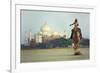 Camel And Taj Mahal-Charles Bowman-Framed Photographic Print