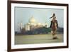 Camel And Taj Mahal-Charles Bowman-Framed Photographic Print