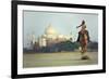 Camel And Taj Mahal-Charles Bowman-Framed Photographic Print