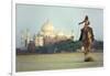 Camel And Taj Mahal-Charles Bowman-Framed Premium Photographic Print