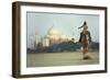 Camel And Taj Mahal-Charles Bowman-Framed Photographic Print