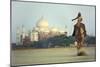 Camel And Taj Mahal-Charles Bowman-Mounted Photographic Print