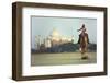 Camel And Taj Mahal-Charles Bowman-Framed Photographic Print